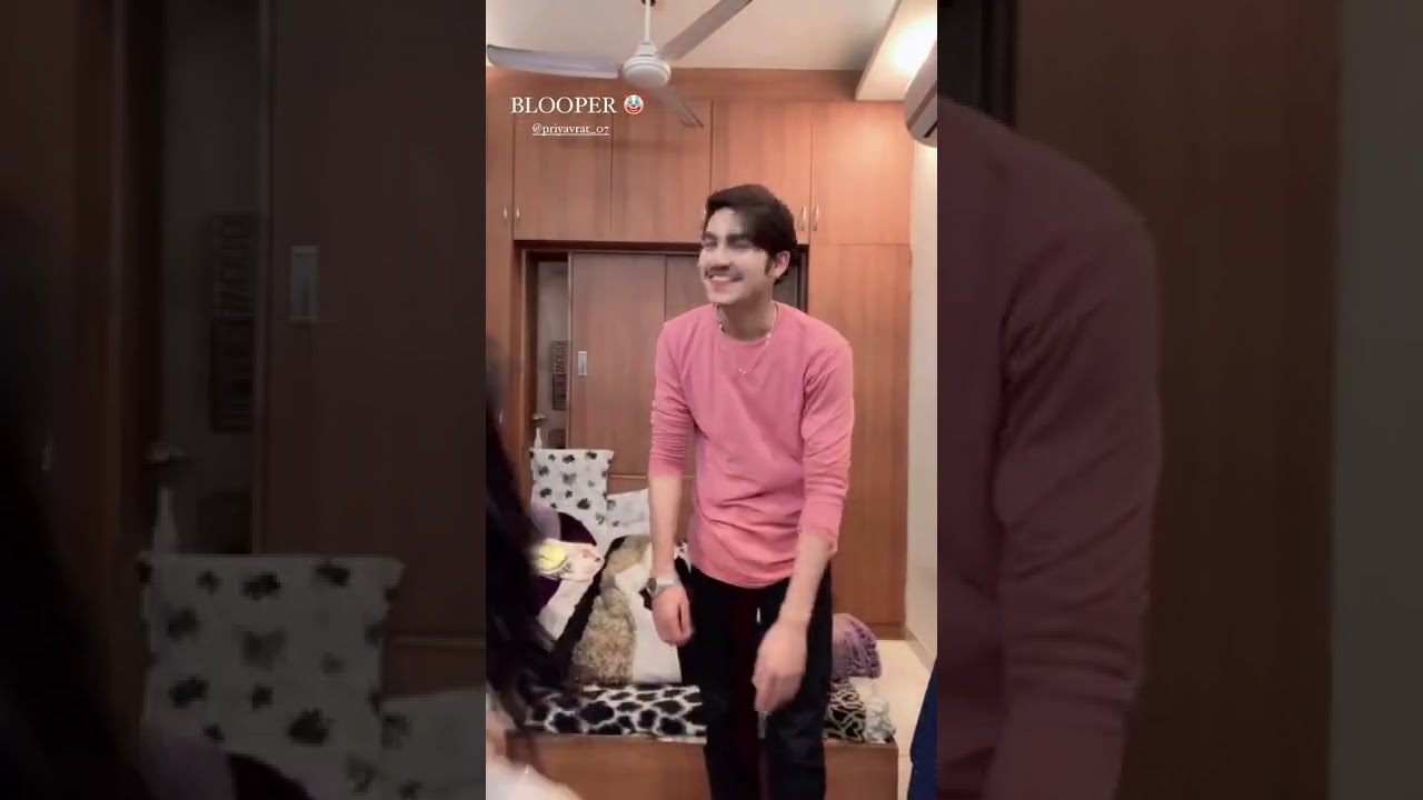 Cute Couple Alert. Yesha's reel blooper 