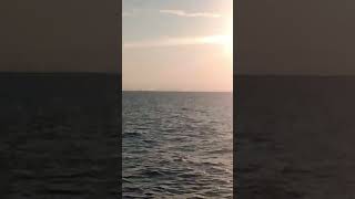 Sonnenaufgang Mitte Adria zwischen Vis und Vieste in Richtung Istrien
