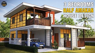 AMAKAN NATIVE HOUSE DESIGN | 3 BEDROOM 2 STOREY HOUSE