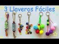 3 Llaveros SUPER Fáciles - Manualidades Para Todos