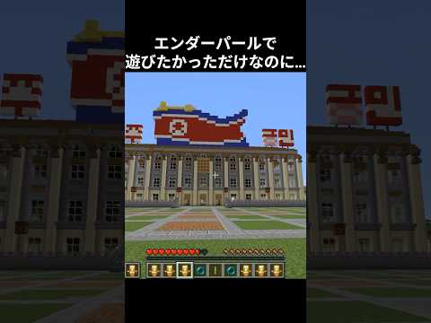 エンダーパールで遊んだだけなのに…#マイクラ #minecraft
