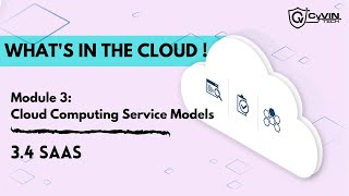 3.4 Software-as-a-Service (SaaS) |Cloud Computing Service Models| WHAT'S IN THE CLOUD ! - CyVIN TECH