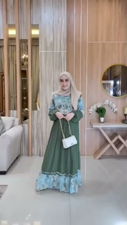 Model Baju Gamis Terbaru 2021/2022 | Gamis Maxy dres kekinian trend 2022 ‼️#gamislebaran #tiktok
