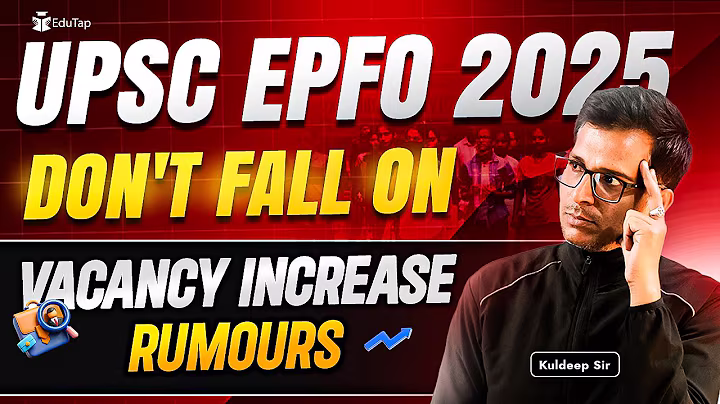 UPSC EPFO New Vacancy 2025 | UPSC EPFO EO/AO/APFC Recruitment Notification PDF | EPFO Apply Online
