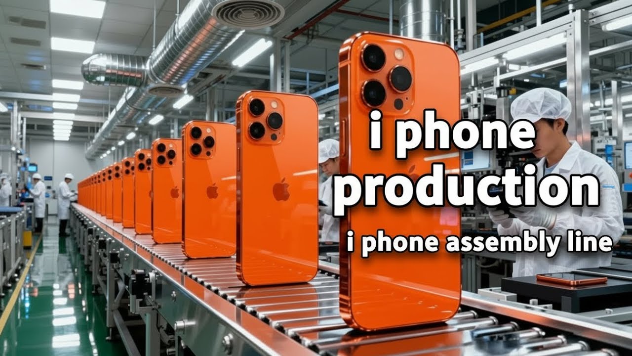 iPhone Factory EXPOSED:  Inside Apple's INSANE Production Line (Ultra HD Tour 2025)