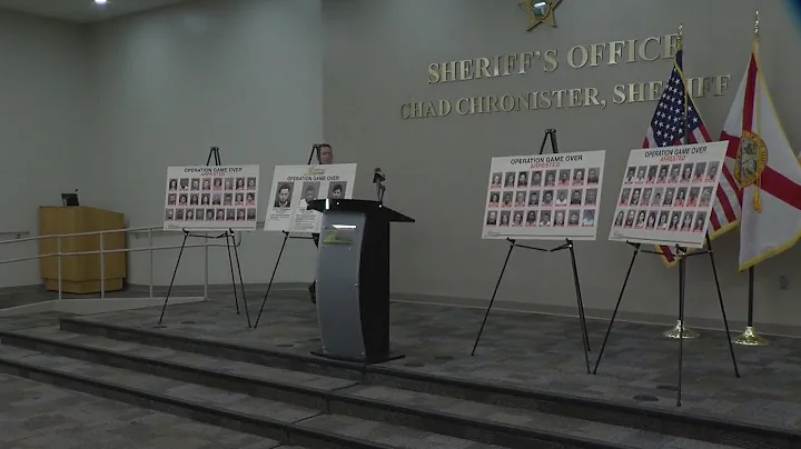 Hillsborough Sheriff Chad Chronister announces doz...