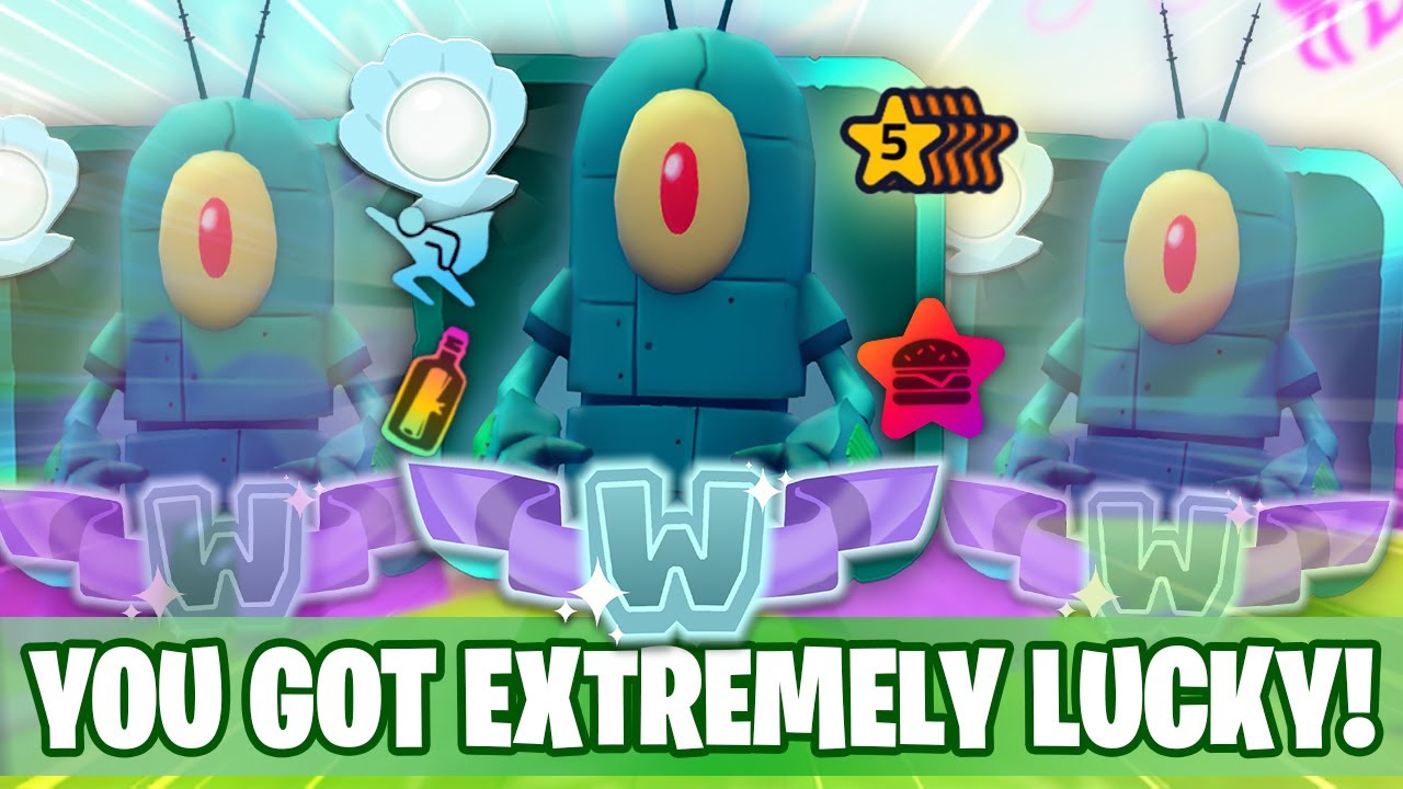 ADMIN ABUSE got me 5 STAR SHINY WUMBO PLANKTON TANK (Spongebob TD)