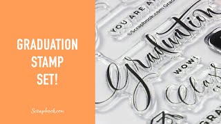 Say Congrats to a Grad with THIS Stamp Set! | Scrapbook.com Exclusives