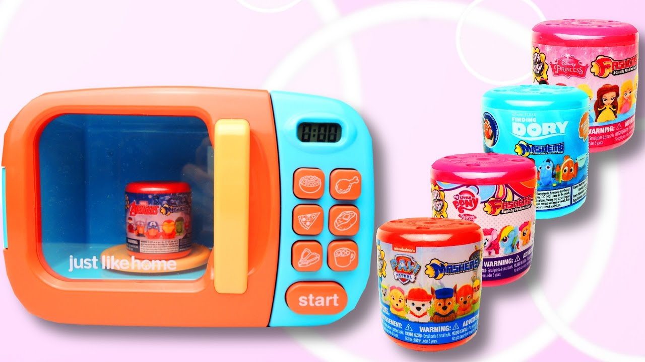 Mashems Fashems Opening Toy Microwave | SweetsAndCandy