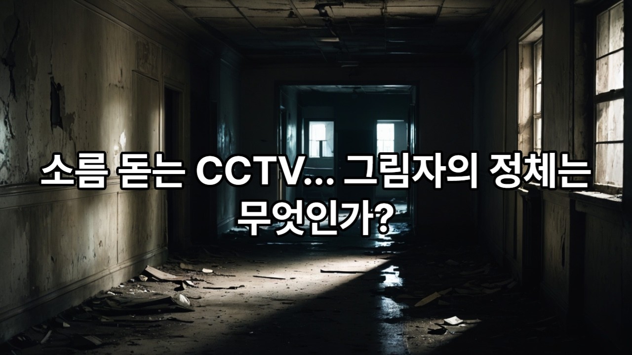 아무도 없는 새벽 2시, CCTV에 찍힌 검은 물체의 정체