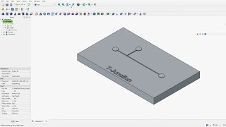 FreeCAD Microfluidic Mold Design | T-Junction Droplet Generator Step by Step