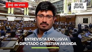 DIPUTADO CHRISTIAN ARANDA RESPONDE A LAS CRÍTICAS EN EXCLUSIVA | HORA PUNTA