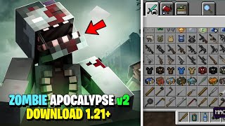 🧟 Survive the Zombie Apocalypse in Minecraft PE 1.21+ | Best Zombies Survival Addon for MCPE 1.21+  screenshot 3
