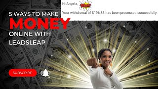 Leadsleap Payment Proof 👉🏾Make Money Online With Leadsleap