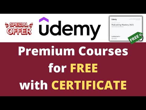100+ Udemy Courses with Free Certificate | Udemy Coupon Code 2023