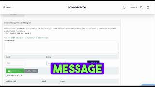 K-COSMOPROF COM Referral Program Tutorial - How to Send promo code from Affilate dashboard