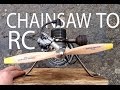 Antique O&R Chainsaw Engine Converted for RC Airplane - THE BENCH TEST