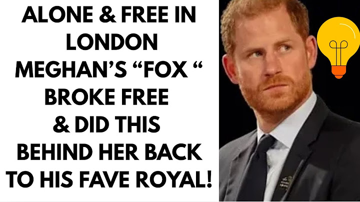 MEGHAN’S “FOX” IS CRAFTY WHILE IN LONDON - SHE WILL BE FURIOUS #meghan #meghanmarkle  #PRINCE HARRY 