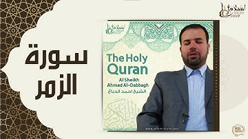 الشيخ احمد الدباغ  -  سورة الزمر
