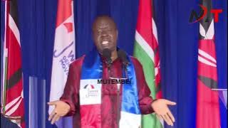 THIS MAN! LISTEN TO INCOMING PRESIDENT MATIANGI SPEECH ROASTING RUTO BADLY!!