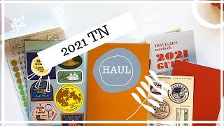 2021 Travelers Company Haul: Passport and Regular Size Traveler's Notebook