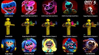 Poppy Playtime Chapter 1, 2, 3, 4, 5, 6, 7, 8 Mobile - FULL Game Movie, All Bosses & Endings