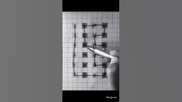 Draw the checkered path!🙂 #challenges #fun #games