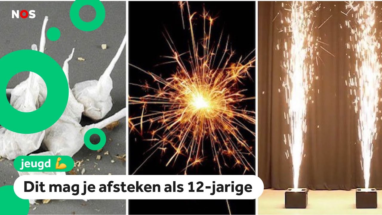 Kinderen krijgen les over vuurwerk