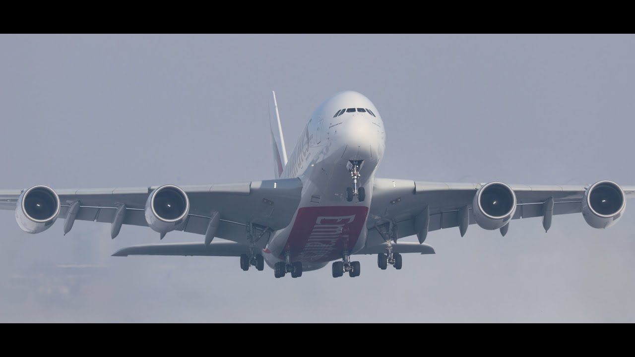 Toronto Airport, Rare A380 and B737 on the same runway for takeoff!! 4K takeoffs and landings.