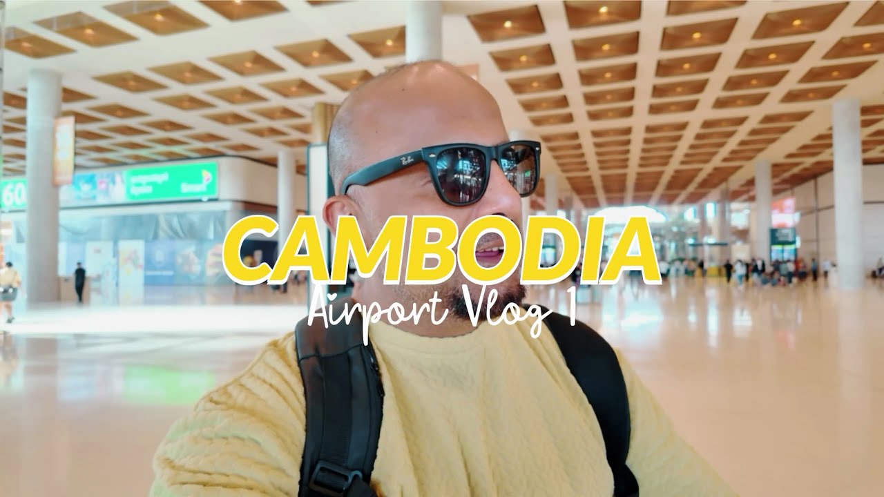 Landing in Cambodia 🇰🇭 Phnom Penh Airport to Traditional Hotel | Day 1 Travel Vlog