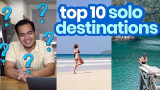 TOP 10 Destinations in the Philippines for SOLO TRAVELERS (Filipino w/ English Subs)