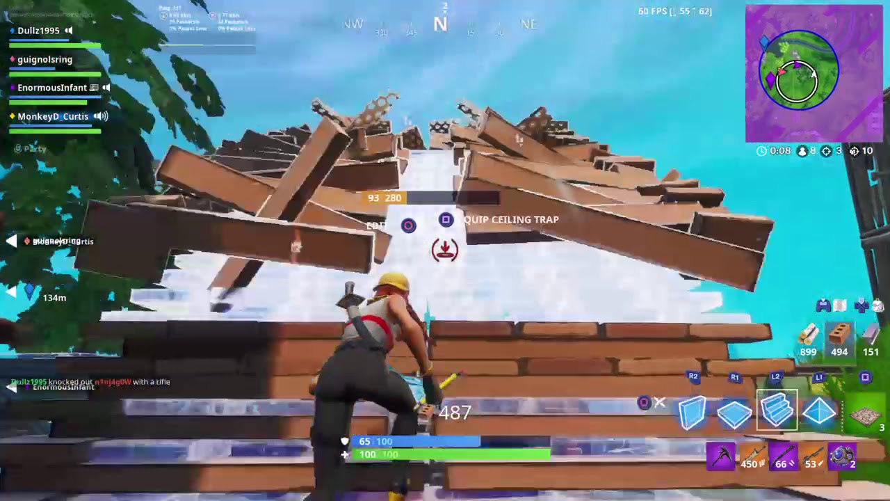 Squad kill victory royal (Post turbo build nerf) FORTNITE TFUE