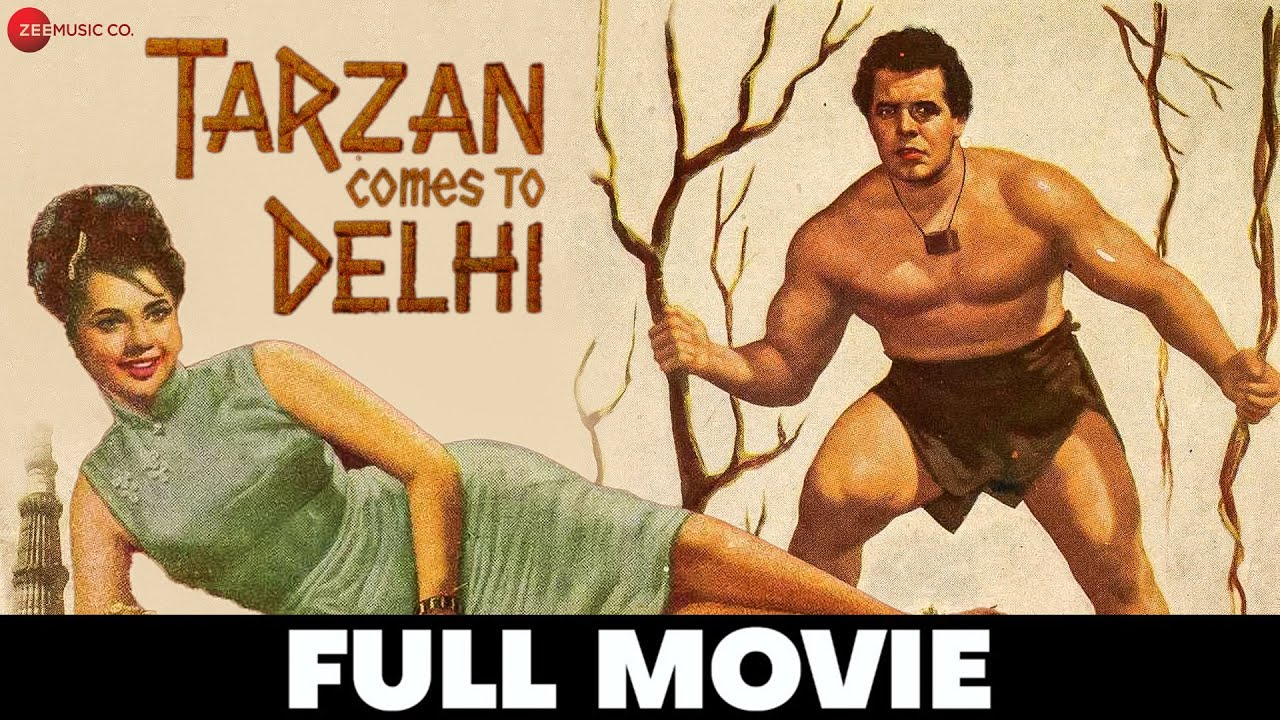 टारज़न देहली में Tarzan Comes To Delhi - Full Movie | Dara Singh, Mumtaz Askari | Kedar Kapoor