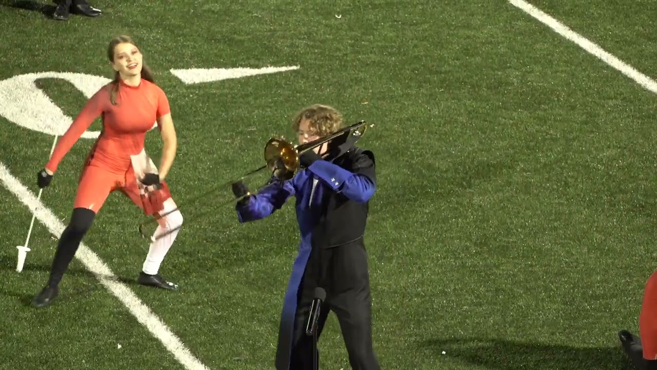York Falcon Marching Band at 2024 Williamsburg Marching Band Showcase
