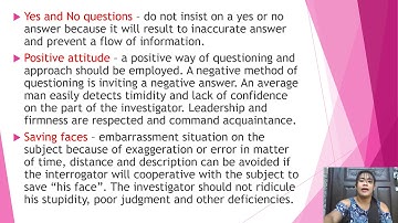 CHAPTER 12 TOOLS OF CRIMINAL INVESTIGATION : INTERVIEW AND INTERROGATION (PART 1)