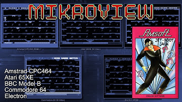 Mikroview #59: Jet-Boot Jack on Amstrad, Atari 8-bit, BBC, C64 and Electron