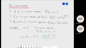 RSA   video3   totient function   faster method examples 1
