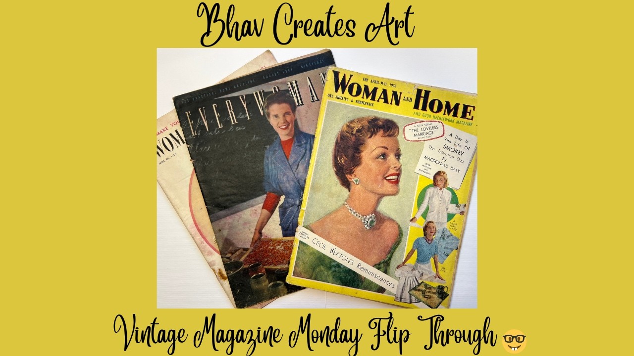 Vintage Magazine Flip Through Monday !