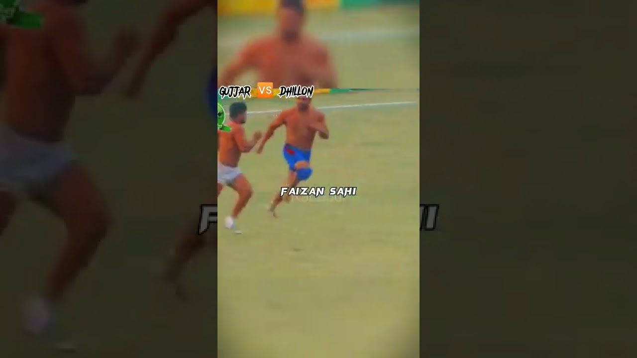 Sajjad gujjar vs Bilal Mohsin dhilo new kabaddi video 2022