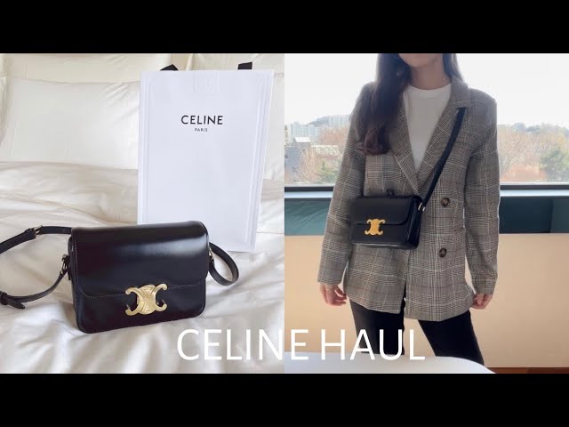 something new 👀 unboxing my new celine triomphe sunglasses and belt