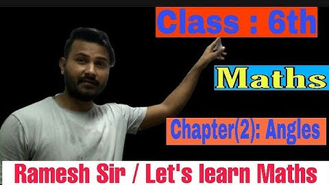 Chap 2: Angles | practice set 2  3 | Definition and types of Angles | Class 6 Maths by Ramesh Sir
