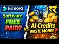 Filmora AI Credits vs App Features – Don’t Waste Money Before Watching! ⚠️  9674660846