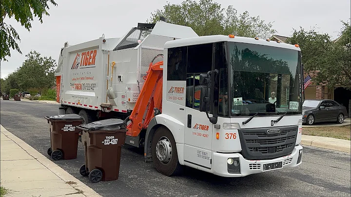 Tiger Sanitation: Brand New Freightliner Econic Heil Python Garbage Truck