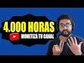 🚀Como Conseguir 4000 HORAS en YouTube | Como MONETIZAR mi Canal de YouTube 2020 💥
