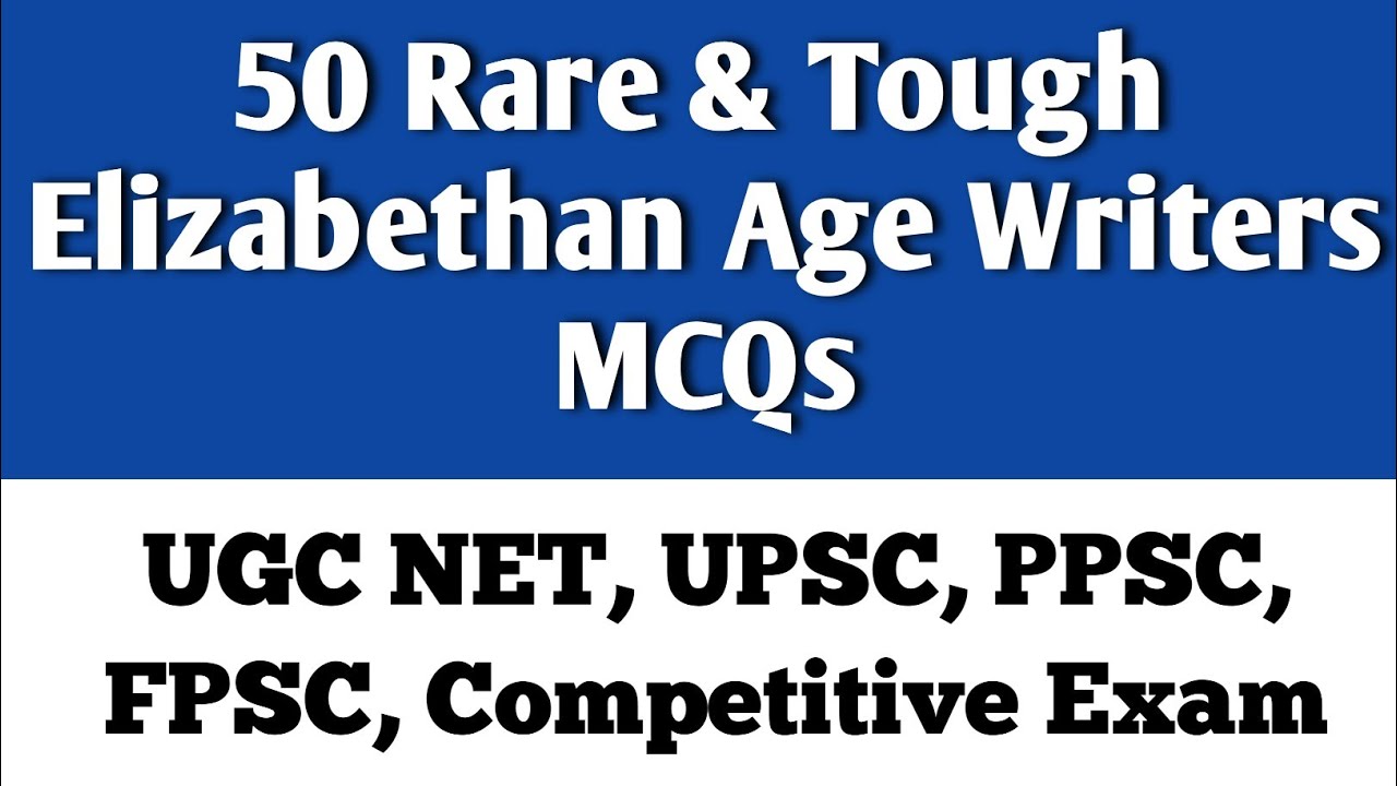 50 вопросов с множественным выбором по елизаветинской литературе | UGC NET UPLT PGTRB UPTGT JKPSC...