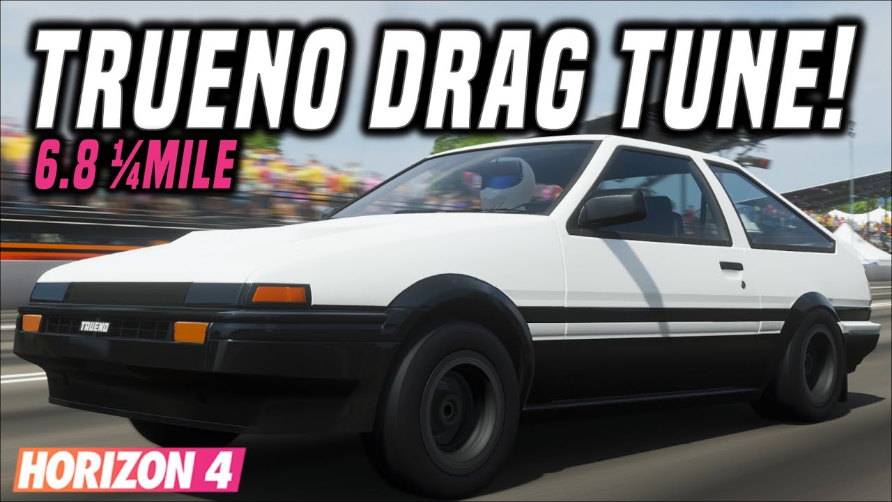 Fh4 | Toyota Ae86 Trueno Drag Tune (2Jz) | 6.857 Second 1/4Mile! - Youtube