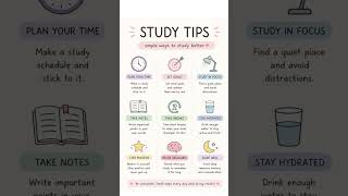 Study Tips : Simple ways to study better