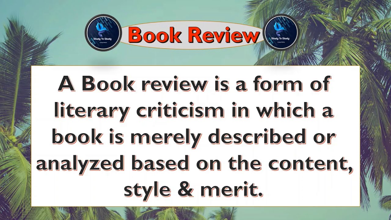 book review isc format