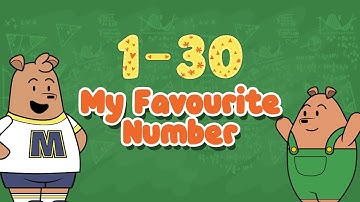 Count from 1 to 30 | Learn Favourite Numbers | Counting for kids | Educational Video For Kids