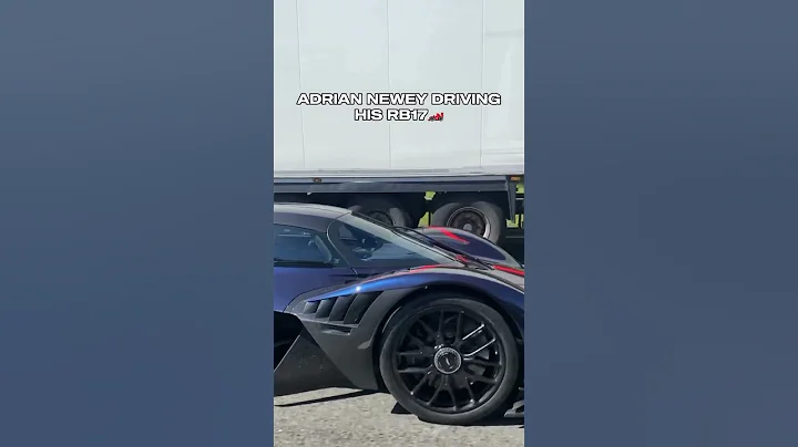Newey driving the RB17 hypercar🔥 TK #adriannewey #newey #f1 #formula1 #cars #redbullracing #shorts